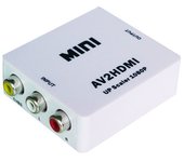 Mini convertidor de AV a HDMI de vídeo con escalador a 1080P Yatek YK-102