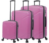 Juego de maletas Mediana Expandible Yakana  - Morado Grande