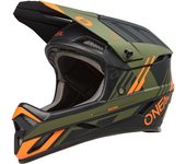Oneal Backflip Strike V.23 Casco de descenso - Negro Verde Naranja (XL)