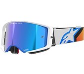 Alpinestars Supertech Corp Absolute Vision Mirror Gafas de motocross - Azul Naranja (un tamaño)
