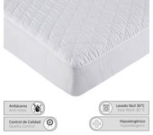 Protector colchon acolchado PU impermeable Cama 135 cm