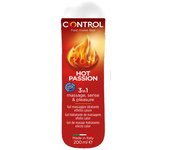 Control Gel de Masaje Hidratante Hot Passion 200 ml
