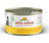 24 x 95 gr Comida Húmeda para Perros con Filete de Pollo Almo Nature HCF Natural