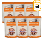 6x300Grs Comida Húmeda para Perros Grandes Medium/Maxi con Pavo Nature's Variety Original Paté