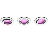 Philips Hue White & Color Ambiance Pack de 3 focos empotrables Centura
