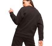 Puma - Sudadera Better Essentials Crew Mujer, Mujer, Black, XS