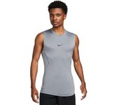 Nike - Camiseta Sin Mangas Pro Dri-Fit, Unisex, Smoke Grey-Black, L