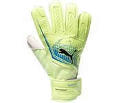 Puma - Guantes de portero Ultra Play Flat, Unisex, Fizzy Apple-Bluemazing, 11