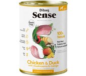 Dibaq Sense Adult Grain Free Pollo Y Pato Perro Latas 380 Gr