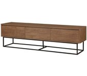 Calicosy Mueble tv 3 cajones decoración nogal l180 cm