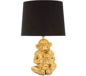 Mauro Ferretti Lámpara de mesa de resina dorada ø 30x49 cm
