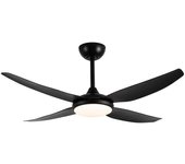 Sulion Ventilador de techo silencioso con luz negro