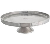 Sia Deco Soporte para tartas de aluminio plateado d45
