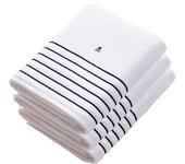 Scalpers Set de 3 toallas de algodón blanco 90x150 cm