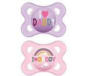 Mam ORIGINAL CHUPETE LATEX 0-6M 2 Uds 1 Rosa / 1 Blanco
