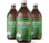 FutuNatura 3x 100 % zumo de aloe vera, en total 1500 ml