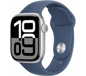 Apple Watch Series 10 42mm GPS+CELULLAR M/L Aluminio Plata Correa Azul Denim