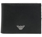 Emporio Armani Tarjetero Hombre - Negro Talla Os