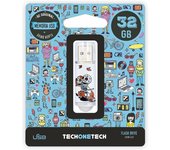 Tech One Tech Calavera Moto 32GB USB 2.0