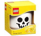 Lego Caja de Almacenamiento Cabeza Skeleton
