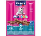18 barritas Vitakraft Cat Stick de Pescado y Omega 3 ¡Pack ahorro!