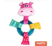 Tootoy! Chew Ring Hippo Multicolor Mordedor para cachorros