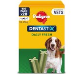 28 barritas Pedigree Dentastix Fresh Snacks Dentales para Perros Medianos