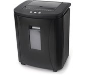 Hama |Trituradora de Papel Premium AutoM120 con Nivel de Seguridad E-3, P-4, T-4, 25L (Dimensiones 37 x 26 x 52,3 cm, MAX. Nivel de Ruido: 60 db, MAX. Velocidad de Corte: 2,2 m/min) Negro