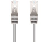 NanoCable 10.20.0815 - Cable de red Ethernet RJ45 Cat.6 FTP AWG24, 100% cobre, Gris, latiguillo de 15mts [España]