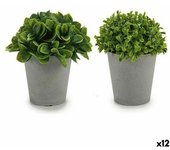 Planta decorativa plástico 13 x 17 x 13 cm (12 unidades)