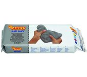 Jovi air dry pastilla de pasta modelar endurece al aire 1000gr gris