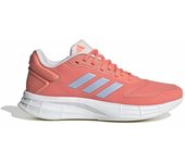 adidas Duramo 10 Shoes, Zapatillas para Correr Mujer, Coral Fusion/Blue Dawn/Solar Red, 40 EU