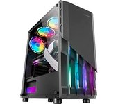 Mars Gaming MC-X2 Negro Caja PC Gaming ATX Frontal Acero FRGB 2 Ventiladores 12cm FRGB Ventana Lateral Completa