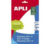APLI 1662 - Etiquetas blancas (105 x 149) 10 hojas