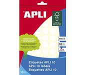 APLI 01626 etiqueta autoadhesiva Alrededor Permanente Blanco 770 pieza(s)