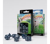 Q-Workshop LLA3F - Shimmering Llama Dice Dark Blue/White (7)