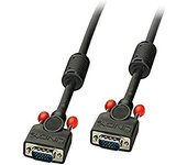 LINDY Cable VGA/SVGA Premium Macho a Macho de 3 m, Color Negro