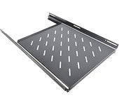 aiten data Bandeja Deslizante de Rejilla 1U con 470 mm de Ancho x 700 mm de Fondo para Armario Rack de Suelo 19” con 1000 mm de Fondo. Acero Laminado. Capacidad 23 Kilos