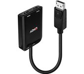 Lindy 38433 adaptador de cable de vídeo DisplayPort 2 x HDMI