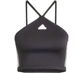 Camiseta adidas tiro cut 3 bandas summer triangle mujer negro