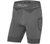 Pantalones de running joluvi trail tech mujer negro antracita