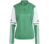 Camiseta de fútbol adidas squadra25 tr top mujer verde/blanco