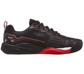 Zapatillas de tenis wilson rush pro 4.5 clay negro/rojo hombre