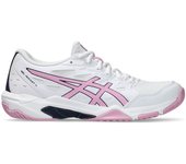 Zapatillas de balonmano asics gel-rocket 11 mujer blanco/rosa