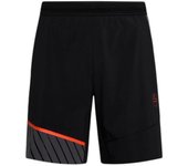 Pantalón de escalada la sportiva comp short hombre negro/rojo