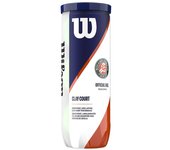 Pelotas de tenis wilson roland garros clay ct 3 ball amarillo