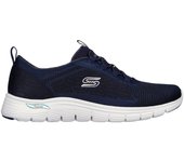 Zapatillas skechers arch fit vista - gleaming mujer azul marino
