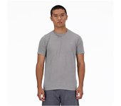 Camiseta new balance sport essentials heathertech hombre gris