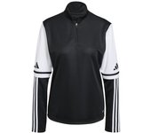 Camiseta de fútbol adidas squadra25 tr top mujer negro/blanco