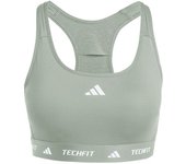 Sujetador deportivo de fitness adidas techfit bra mujer verde